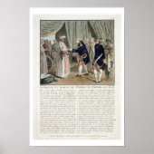 Vergadering van Pierre Andre de Suffren de Saint T Poster (Voorkant)