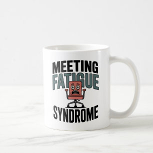 Vergadering Vermoeidheid Syndroom Werkplek Uitpu Koffiemok
