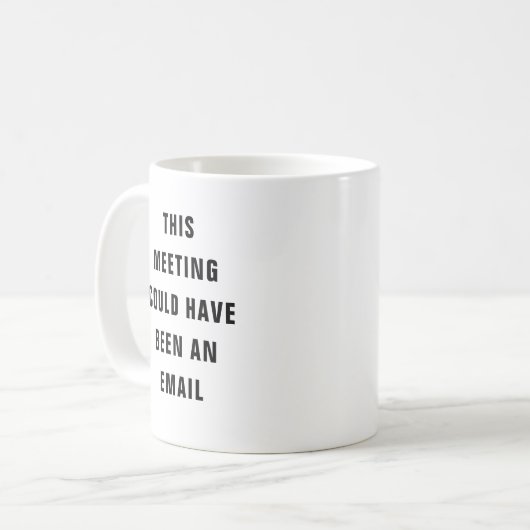 Vergaderingen Koffiemok (Voorkant links)