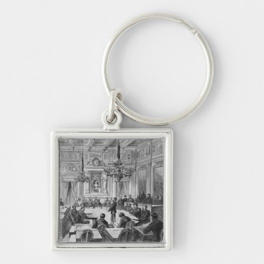 Vergaderingen van de leden van de Commune Sleutelhanger (Voorkant)