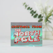 VERGADERINGEN VAN DE NOORDPOL BRIEFKAART (Staand voorkant)