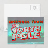 VERGADERINGEN VAN DE NOORDPOL BRIEFKAART (Voorkant / Achterkant)