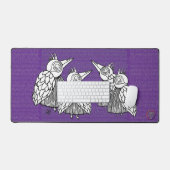 Vergaderingen van de vogels bureaumat (Keyboard & Muis)