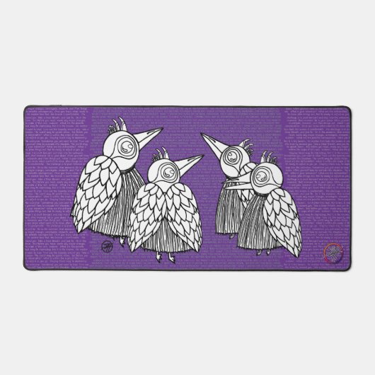 Vergaderingen van de vogels bureaumat (Voorkant)