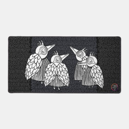 Vergaderingen van de vogels bureaumat (Voorkant)