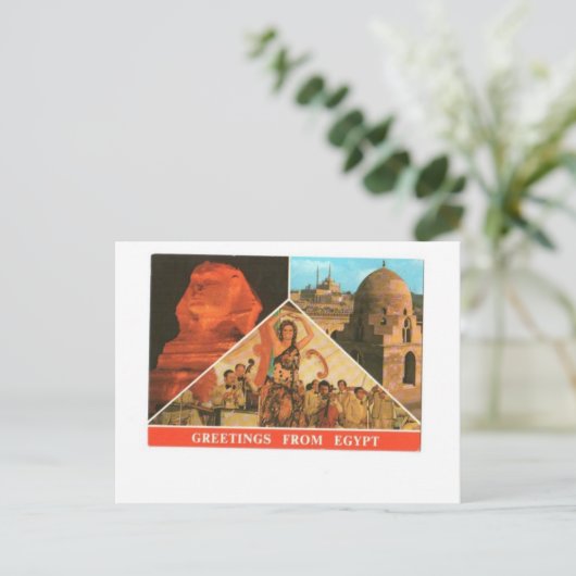 VERGADERINGEN VAN EGYPTE BRIEFKAART (Staand voorkant)