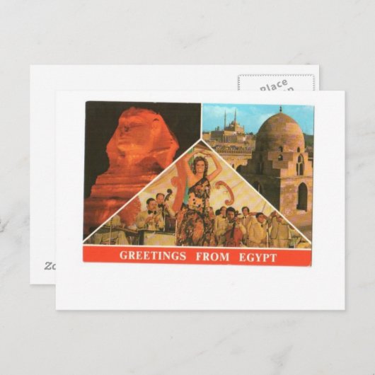 VERGADERINGEN VAN EGYPTE BRIEFKAART (Voorkant / Achterkant)