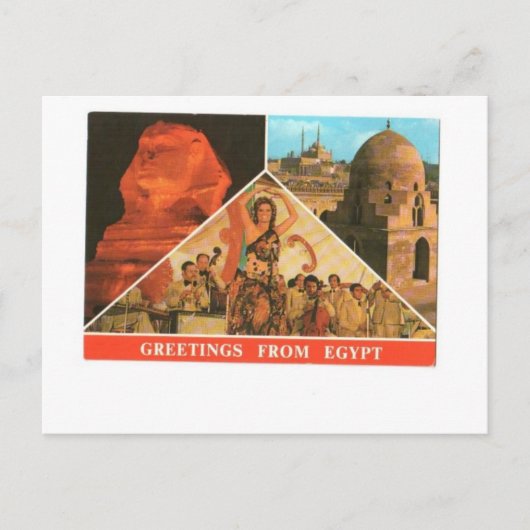 VERGADERINGEN VAN EGYPTE BRIEFKAART (Voorkant)