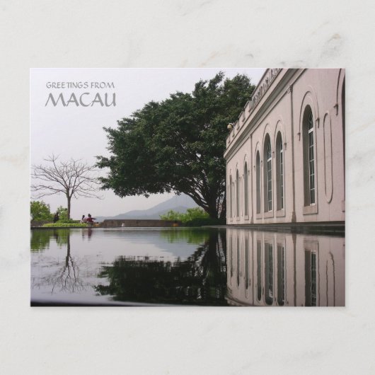 VERGADERINGEN VAN MACAU BRIEFKAART (Voorkant)