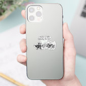 Vergaderingen Vreezen Dit Sticker (Telefoon)