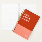 Vergaderingen Wanorde en Milde Paniek Dagelijkse K Planner (Display)