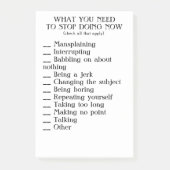 Vergadernotities Post-it® Notes (Voorkant)