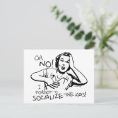 Vergat de Socialisatie Briefkaart (Staand voorkant)