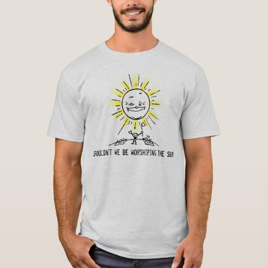 Vergeef de zon! t-shirt (Voorkant)