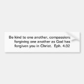 Vergeef elkaar bumpersticker (Voorkant)