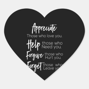 vergeef je dat je je vergeeft hart sticker