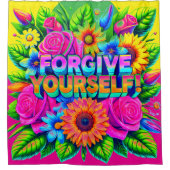 Vergeef jezelf douchegordijn (Voorkant)