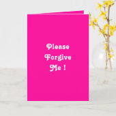 Vergeef me alsjeblieft mijn wenskaart. kaart (Gele Bloem)