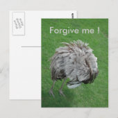 Vergeef me! briefkaart (Voorkant / Achterkant)