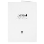 Vergeef me Doggie Cuteness Kaart (Achterkant)