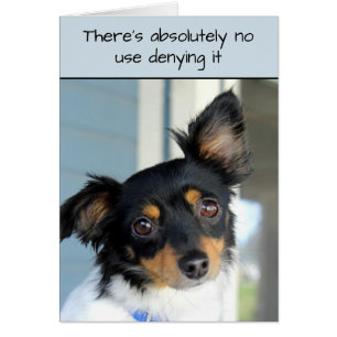 Vergeef me Doggie Cuteness Kaart