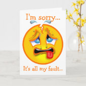 Vergeef me kaart (Gele Bloem)