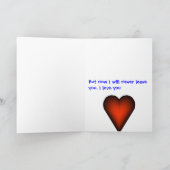 Vergeef me kaart (Binnen)