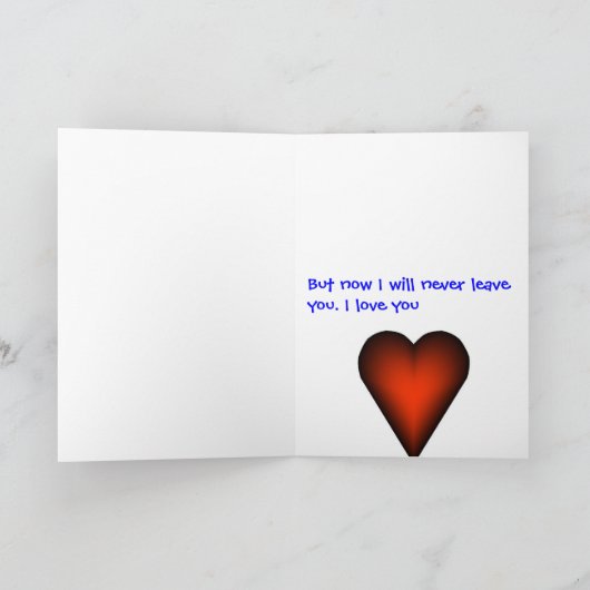 Vergeef me kaart (Binnen)