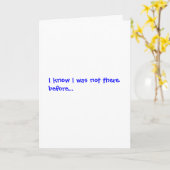 Vergeef me kaart (Gele Bloem)