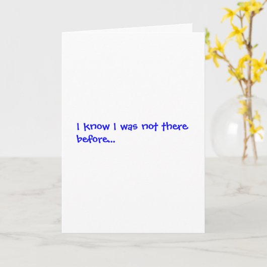 Vergeef me kaart (Gele Bloem)