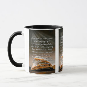 Vergeef me Lord Prayer Two-Tone Mok