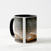 Vergeef me Lord Prayer Two-Tone Mok (Voorkant links)