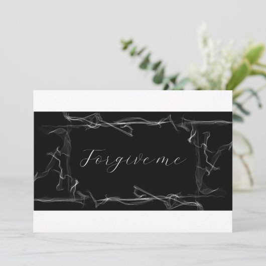 Vergeef me mijn kaart (Staand voorkant)
