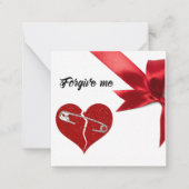 Vergeef me notitiekaartje (Voorkant)