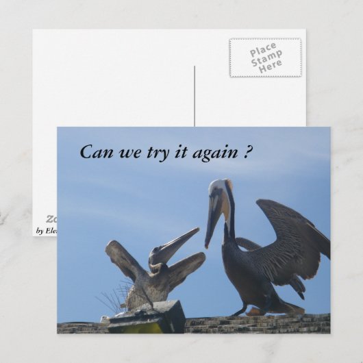 Vergeef me of ga uit met me_ Briefkaart (Voorkant / Achterkant)