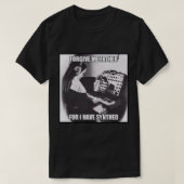 Vergeef me vader want ik heb Synthed (Sinned) Clas T-shirt (Design voorkant)
