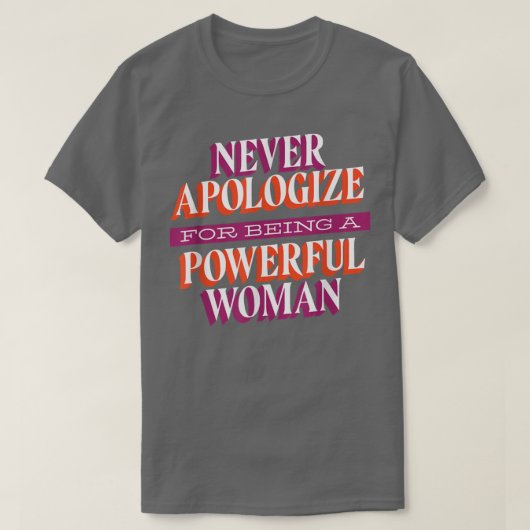 Vergeef nooit de vrouwenrechten Feminisme Feminist T-shirt (Design voorkant)