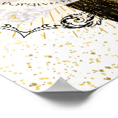 Vergeef ze TOCH inspirerend kolibrie Poster (Hoek)