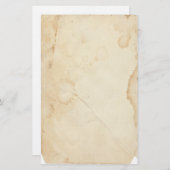  vergeeld en gekleurd briefpapier (Voorkant / Achterkant)