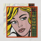 Vergeet 1 uitnodiging niet (Voorkant / Achterkant)