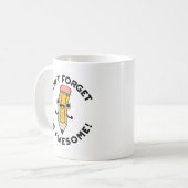 Vergeet 2B Geweldige Funny Pencil niet Koffiemok (Voorkant links)