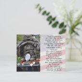 Vergeet 911 september nooit Memorabilia Briefkaart (Staand voorkant)