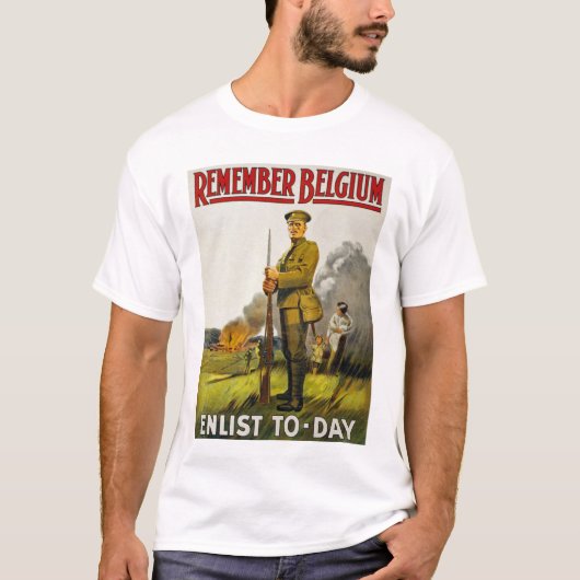 Vergeet België niet T-shirt (Voorkant)