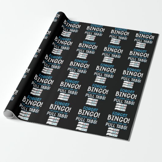 Vergeet Bingo Lucky Pull Tab Cadeaupapier (Uitgerold)
