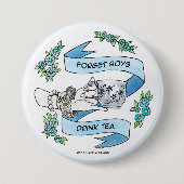 Vergeet Boys Ronde Button 7,6 Cm (Voorkant)