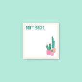 Vergeet Cactus Plant niet Post-it® Notes