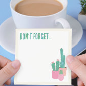 Vergeet Cactus Plant niet Post-it® Notes