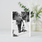 Vergeet Cops Care niet Briefkaart (Staand voorkant)