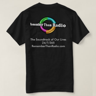 Vergeet dan het T-shirt Radio Logo Dark