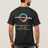 Vergeet dan het T-shirt Radio Logo Dark (Achterkant)